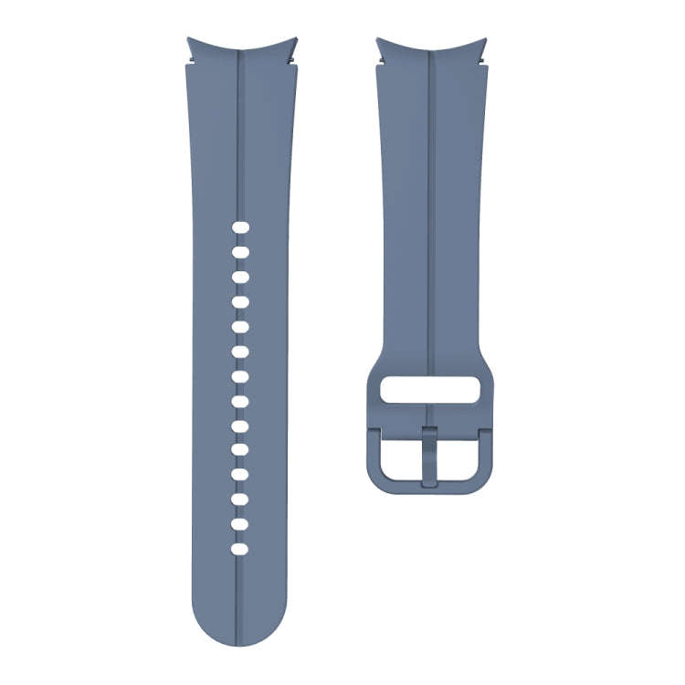For Samsung Galaxy Watch 6 / 6 Classic Colorful Buckle Silicone Watch Band(Blue)