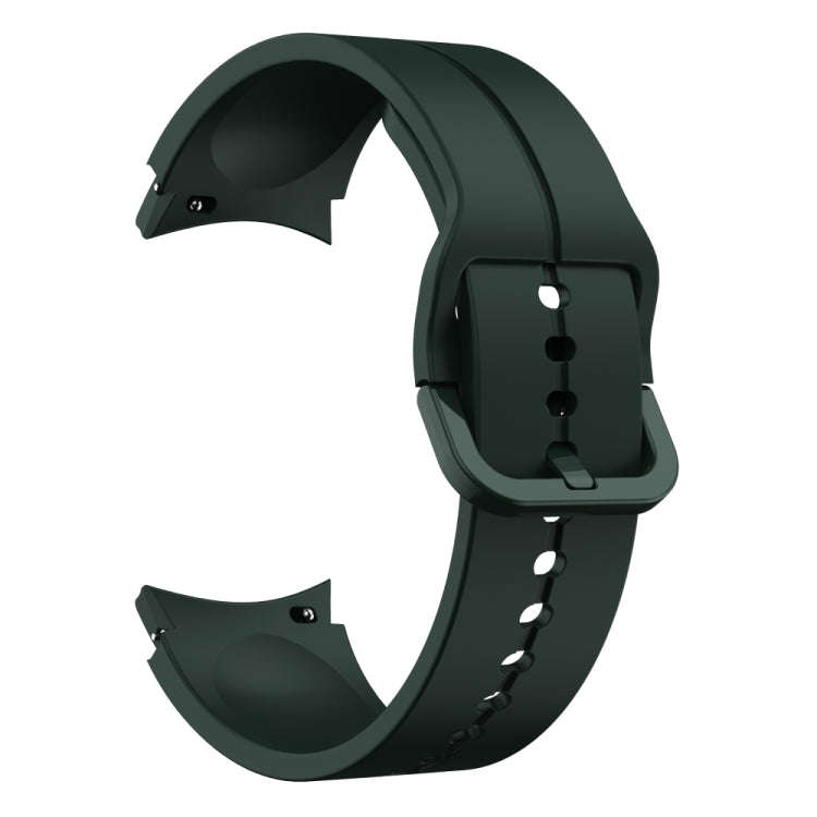 For Samsung Galaxy Watch 6 / 6 Classic Colorful Buckle Silicone Watch Band(Green)