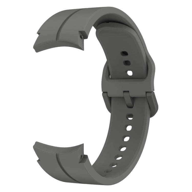 For Samsung Galaxy Watch 6 / 6 Classic Colorful Buckle Silicone Watch Band(Space Grey)