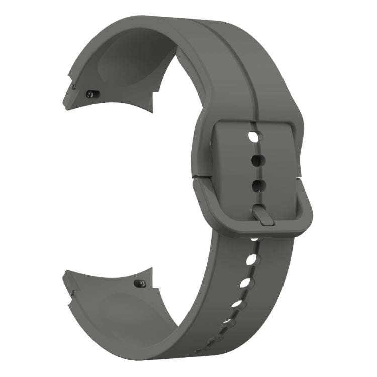 For Samsung Galaxy Watch 6 / 6 Classic Colorful Buckle Silicone Watch Band(Space Grey)