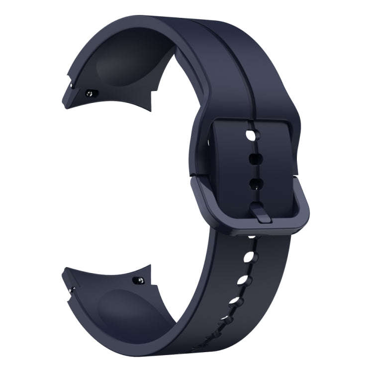 For Samsung Galaxy Watch 6 / 6 Classic Colorful Buckle Silicone Watch Band(Midnight Blue)