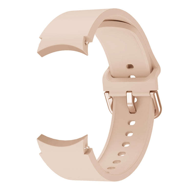 For Samsung Galaxy Watch 6 / 6 Classic Colorful Buckle Silicone Sport Watch Band(Pink)