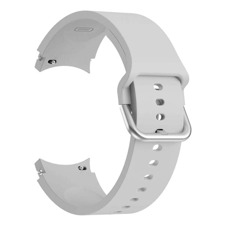 For Samsung Galaxy Watch 6 / 6 Classic Colorful Buckle Silicone Sport Watch Band(Grey)