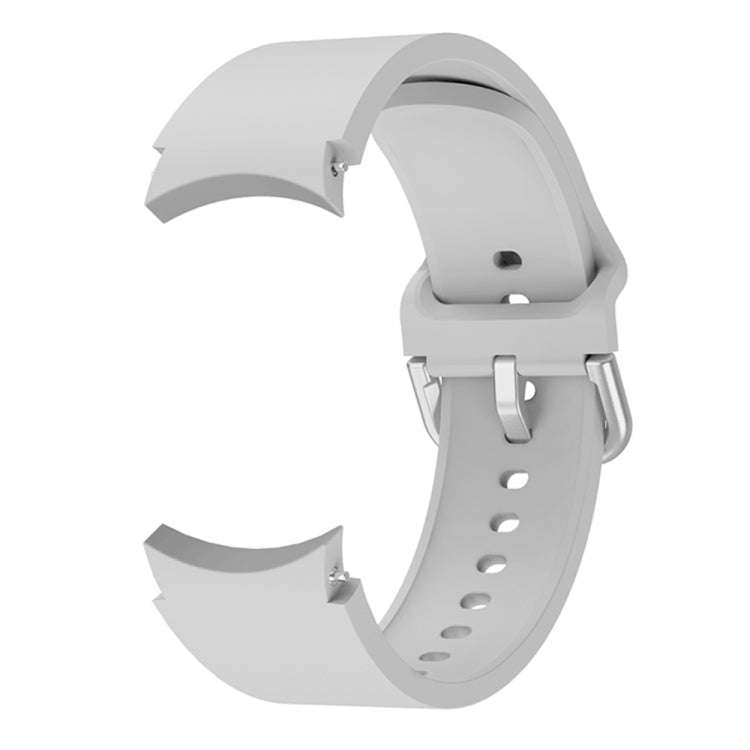 For Samsung Galaxy Watch 6 / 6 Classic Colorful Buckle Silicone Sport Watch Band(Grey)