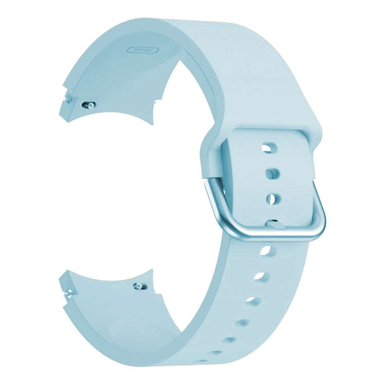 For Samsung Galaxy Watch 6 / 6 Classic Colorful Buckle Silicone Sport Watch Band(Light Blue)