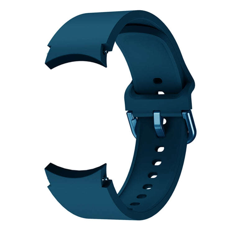 For Samsung Galaxy Watch 6 / 6 Classic Colorful Buckle Silicone Sport Watch Band(Dark Blue)