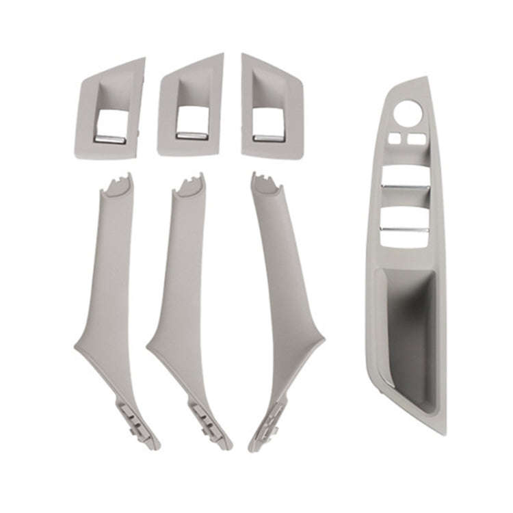For BMW F10 / F18 5 Series 7pcs Car Inside Doors Handle Pull Trim Cover, Right Driving, 514172258...