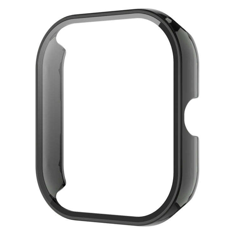 For Redmi Watch 4 PC + Tempered Glass Integrated Watch Protective Case(Black)