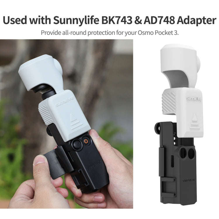 For DJI Osmo Pocket 3 Sunnylife OP3-BHT746 Silicone Protective Case(Orange)