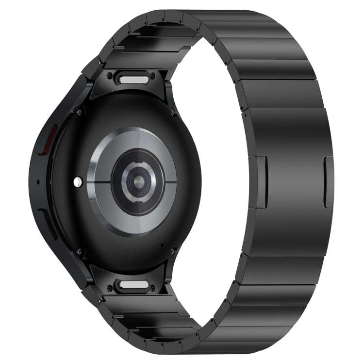 For Samsung Galaxy Watch6/6 Classic/5/5 Pro Button Style One-bead Metal Watch Band(Black)