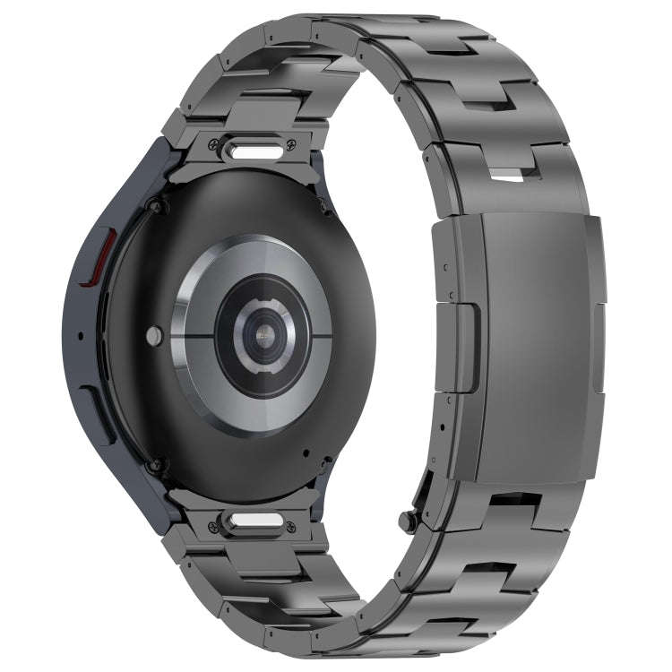 For Samsung Galaxy Watch6/6 Classic/5/5 Pro Button Style Titanium Steel Metal Watch Band(Grey)