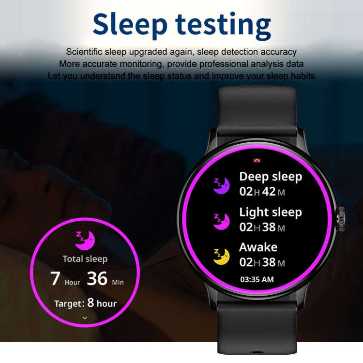 CY500 1.43 inch AMOLED Screen Smart Watch, BT Call / Heart Rate / Blood Pressure / Blood Oxygen(S...