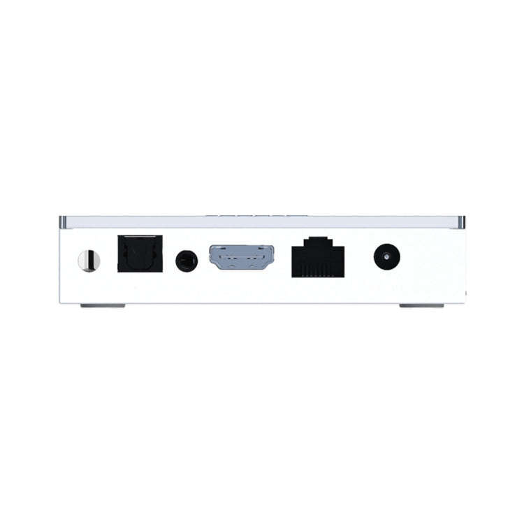 MECOOL KM2 Plus Android 11 Dual-band WiFi Smart Voice TV Box 4GB+32GB, UK Plug(White)