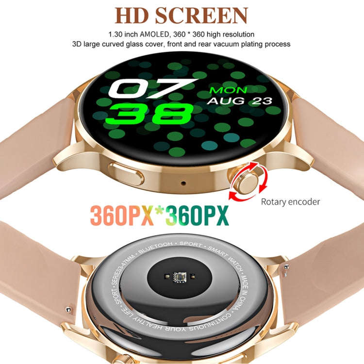 Watch3 Pro 1.3 inch AMOLED Screen Wireless Charging Smart Watch, Supports BT Call / NFC(Silver)