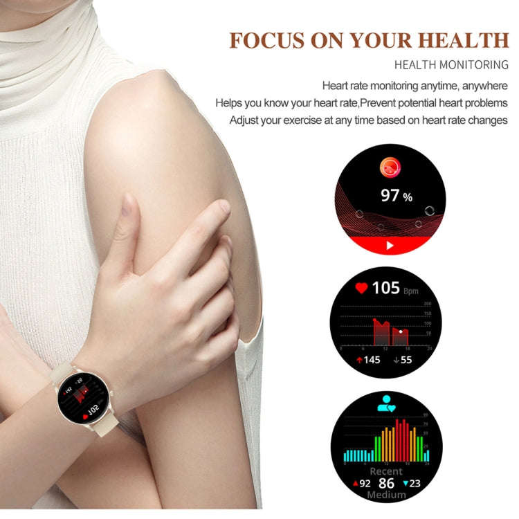 Watch3 Pro 1.3 inch AMOLED Screen Wireless Charging Smart Watch, Supports BT Call / NFC(Silver)