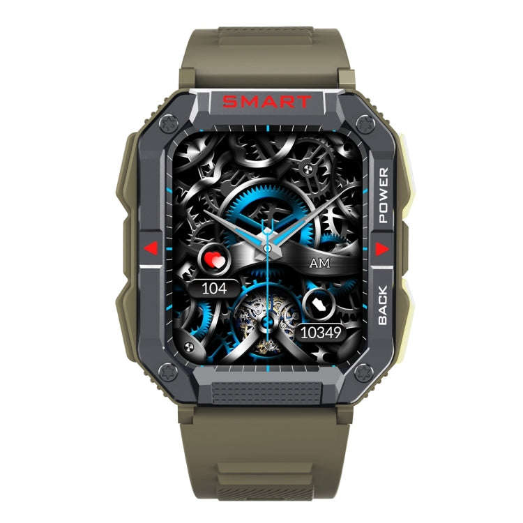 YK01 1.83 inch Smart Sports Call Watch, Heart Rate / Blood Pressure / Blood Oxygen(Green)
