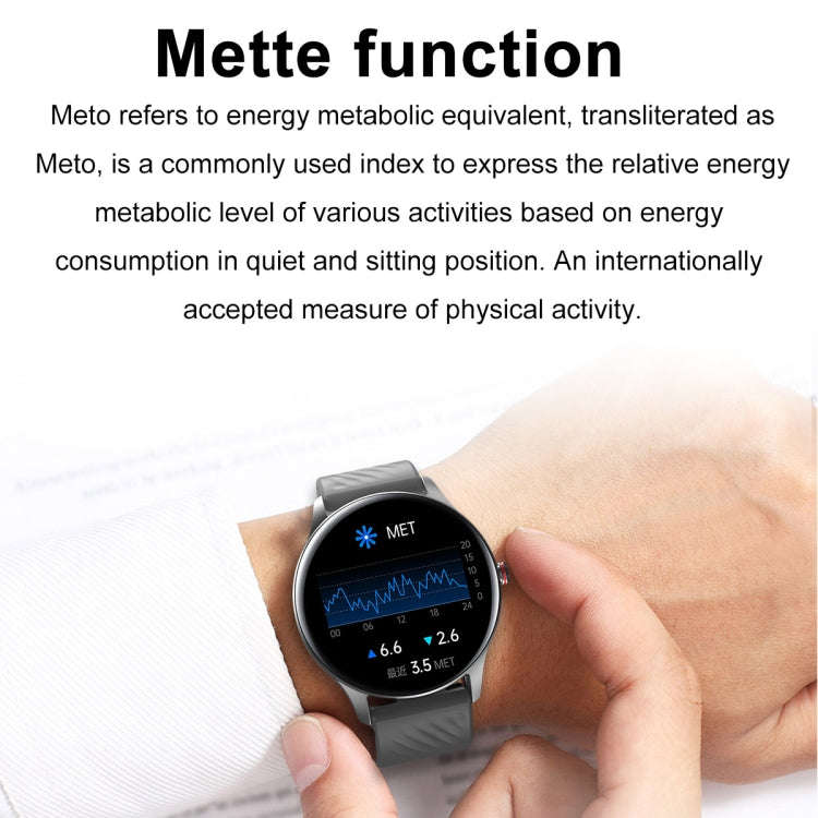 YK02 1.43 inch AMOLED Screen Smart Watch, BT Call / Heart Rate / Blood Pressure / Blood Oxygen(Blue)