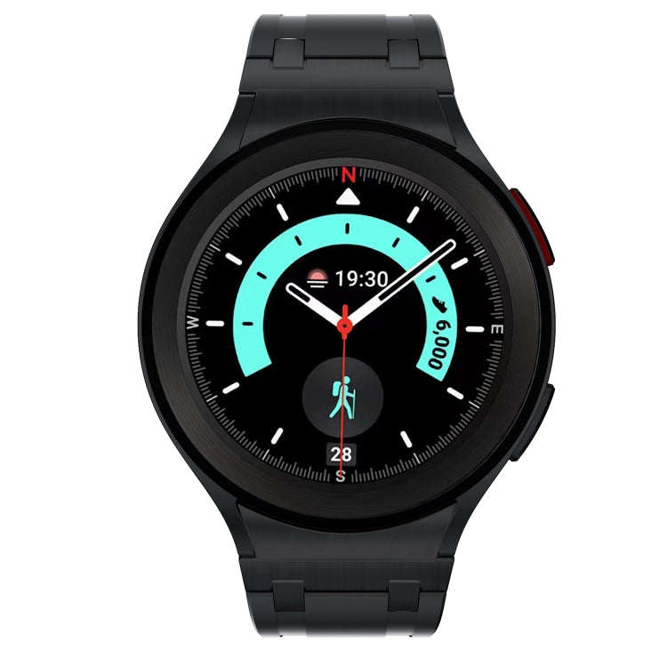 For Samsung Galaxy Watch 4 / 5 / 6 AP Series Liquid Silicone Watch Band(Black)