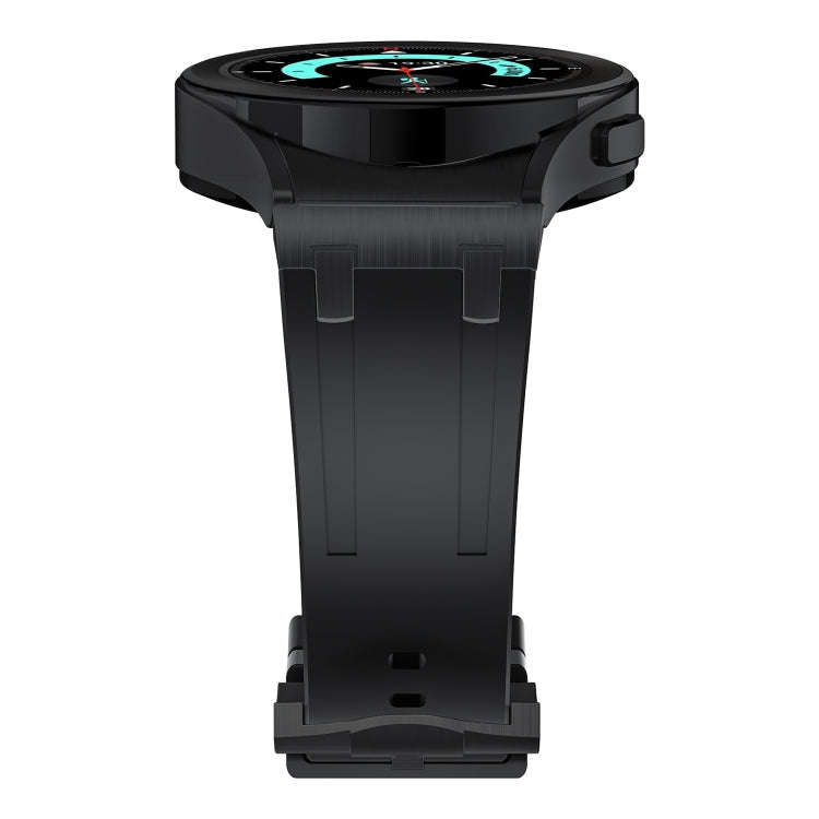 For Samsung Galaxy Watch 4 / 5 / 6 AP Series Liquid Silicone Watch Band(Black)
