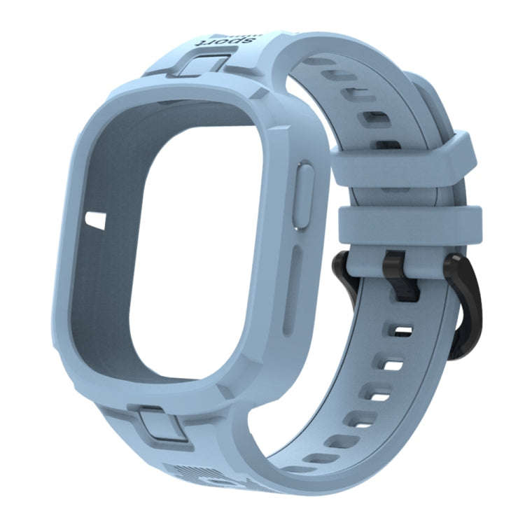 For Honor Watch 4 Solid Color Integrated TPU Watch Band(Light Blue)