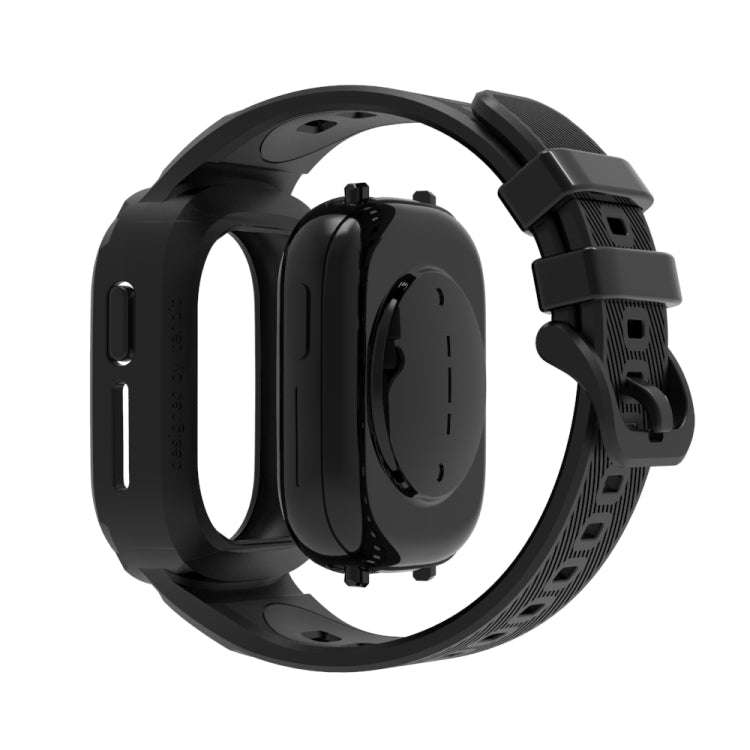 For Honor Watch 4 Solid Color Integrated TPU Watch Band(Dark Blue)