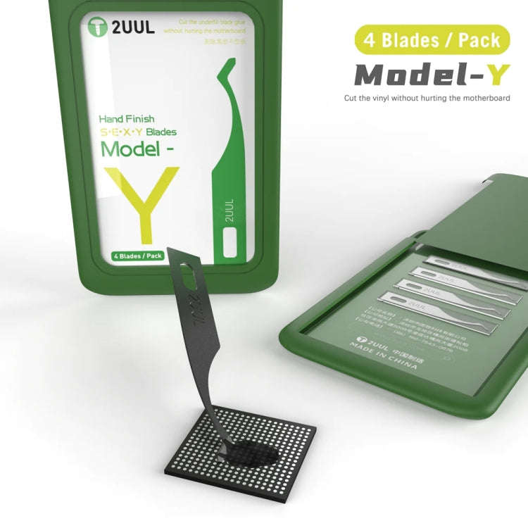 2UUL Hand Finish Blades For Phone Screen Debonding / Removal IC, Model:Y