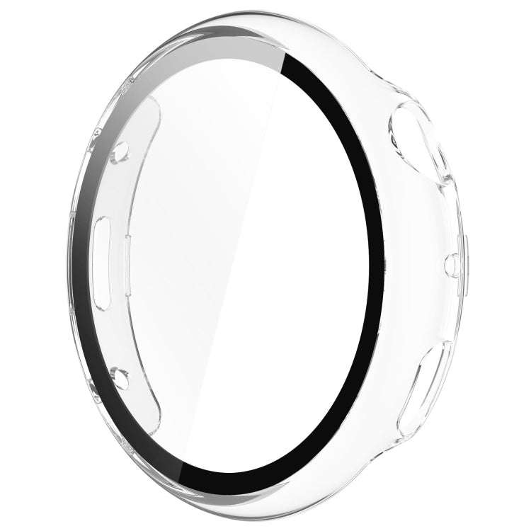 For vivo Watch 3 PC + Tempered Glass Film Integrated Watch Case(Transparent White)