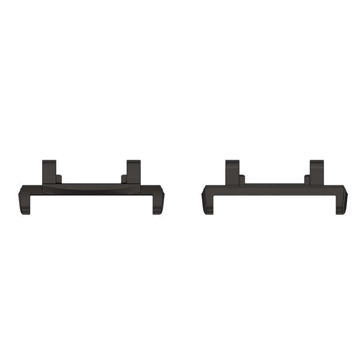 For Amazfit Active Edge A2212 1 Pair Metal Watch Band Connectors(Black)