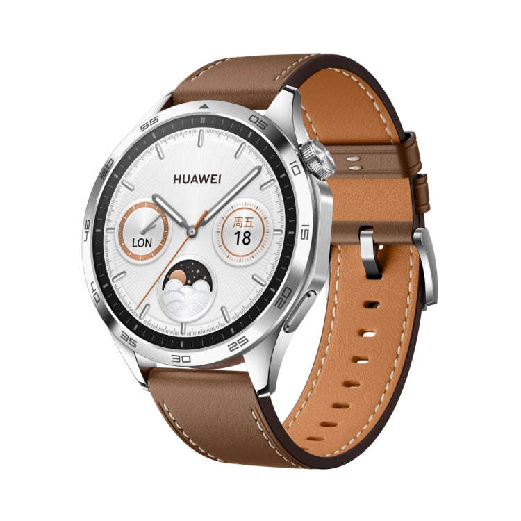 22mm Universal Square Tail Leather Watch Band(Tea Brown)