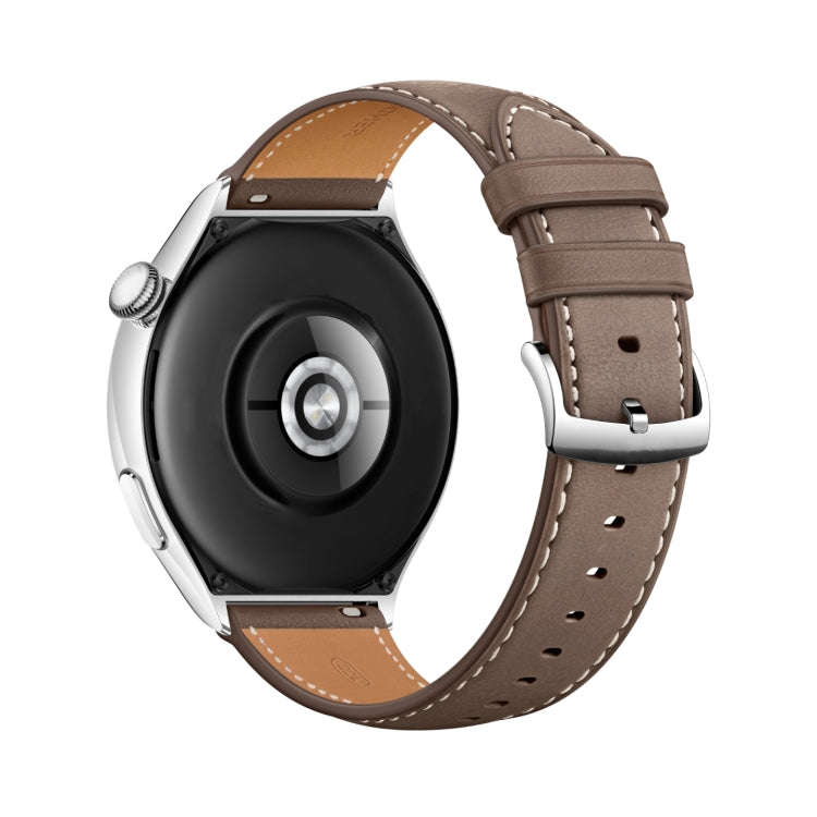 22mm Universal Pointed Tail Leather Watch Band(Saturn Brown)