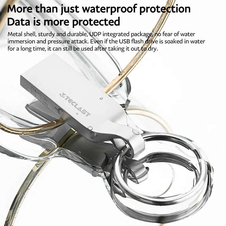 Teclast Mobius Series USB2.0 Flash Drive, Memory:32GB(Silver)