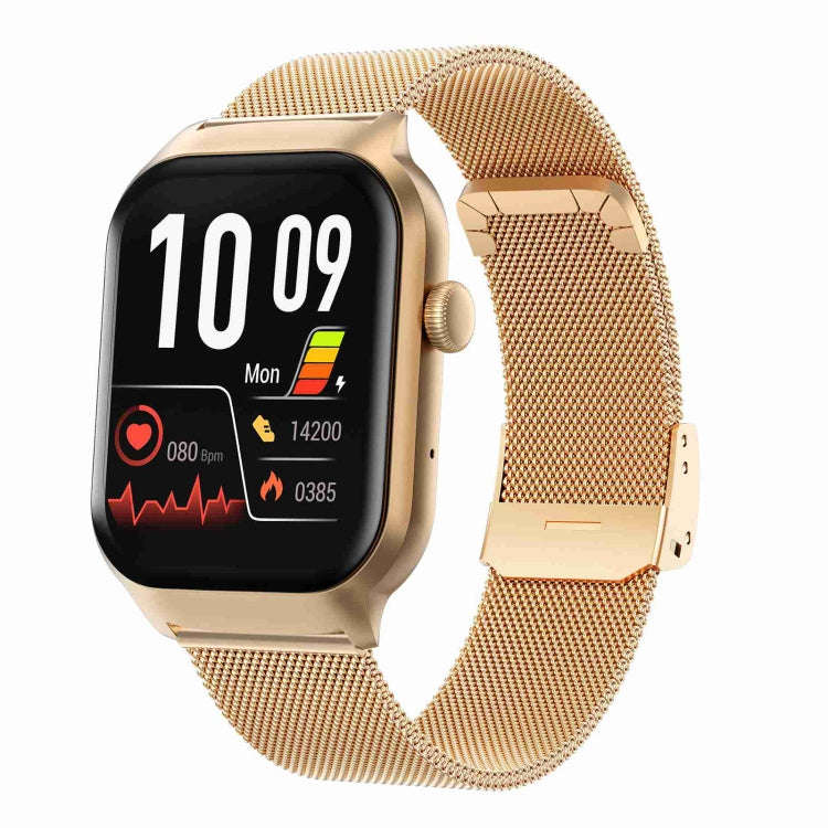 2.01 inch Milanese Steel Strap Bluetooth Call Smart Watch Support Heart Rate Monitoring / Non-inv...
