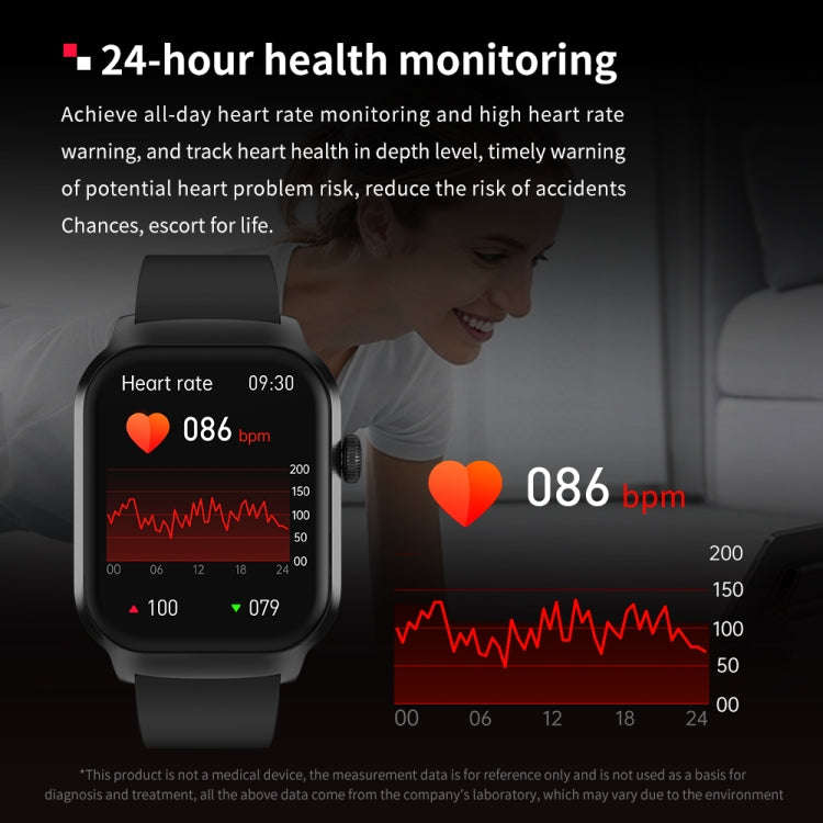 2.01 inch Leather Strap Bluetooth Call Smart Watch Support Heart Rate Monitoring / Non-invasive B...