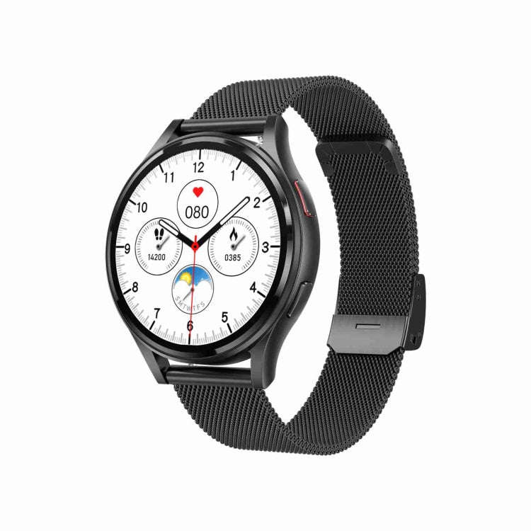 1.43 inch Milanese Steel Strap Bluetooth Call Smart Watch Support ECG / Non-invasive Blood Sugar(...