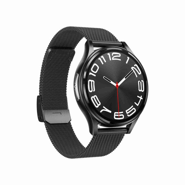 1.43 inch Milanese Steel Strap Bluetooth Call Smart Watch Support ECG / Non-invasive Blood Sugar(...