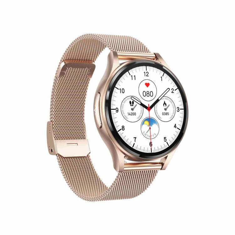 1.43 inch Milanese Steel Strap Bluetooth Call Smart Watch Support ECG / Non-invasive Blood Sugar(...