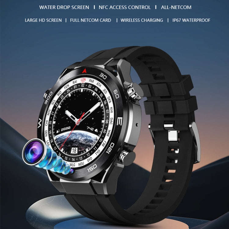 1.53 inch Front Camera Smart Watch Support AI Voice / SIM Card, Specification:2GB+32GB(Silver)