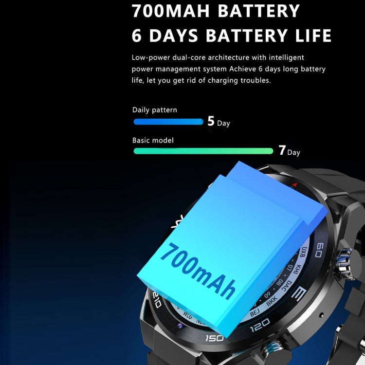 1.53 inch Front Camera Smart Watch Support AI Voice / SIM Card, Specification:2GB+32GB(Silver)