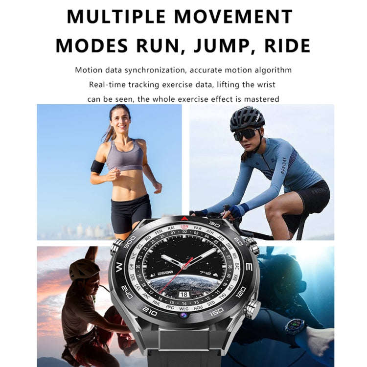 1.53 inch Front Camera Smart Watch Support AI Voice / SIM Card, Specification:2GB+32GB(Silver)