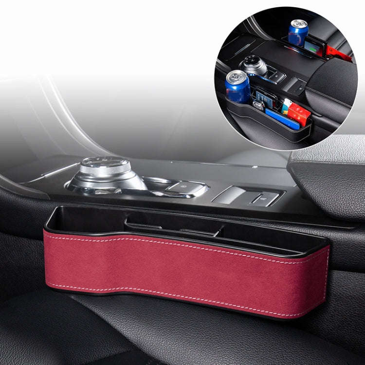 Car Multi-functional Console Box Cup Holder Seat Gap Side Storage Box, Frizzled Feather Style, Co...