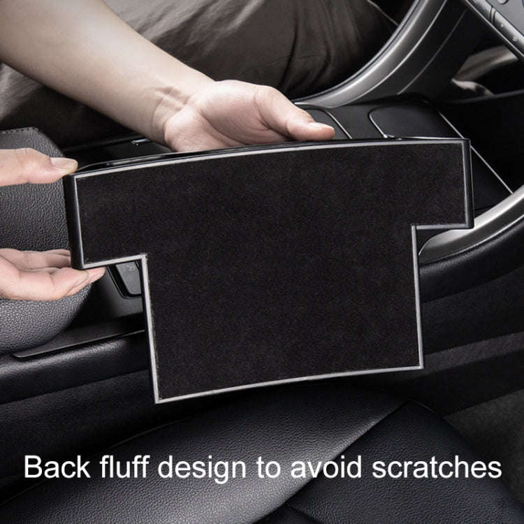 Car Multi-functional Console Box Cup Holder Seat Gap Side Storage Box, Frizzled Feather Style, Co...