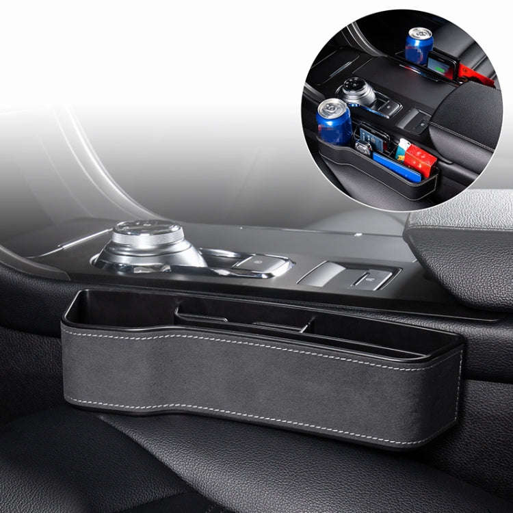 Car Multi-functional Console Box Cup Holder Seat Gap Side Storage Box, Frizzled Feather Style, Co...