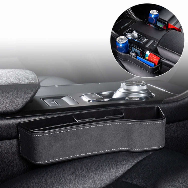Car Multi-functional Console Box Cup Holder Seat Gap Side Storage Box, Frizzled Feather Style, Co...