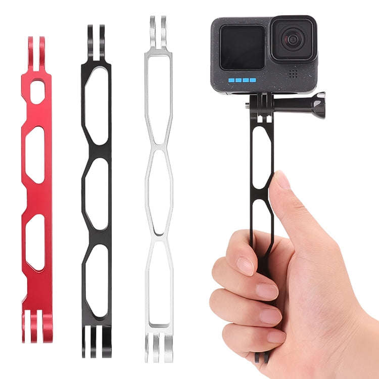 20cm Aluminium Extension Arm Hollow Grip Extender(Black)