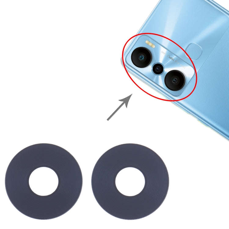 For Infinix Hot 20i X665 10set Back Camera Lens