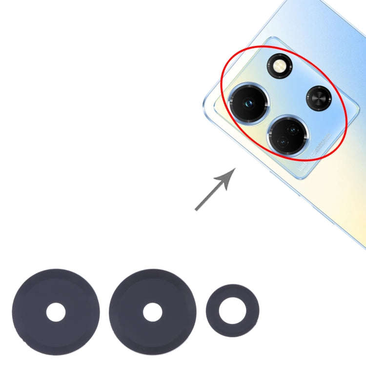 For Infinix Note 30 4G 10set Back Camera Lens