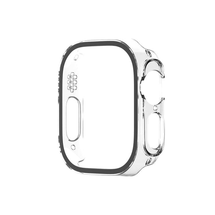For Apple Watch Ultra 2 / Ultra 49mm Painting PC Hybrid Tempered Film Integrated Watch Case(Trans...
