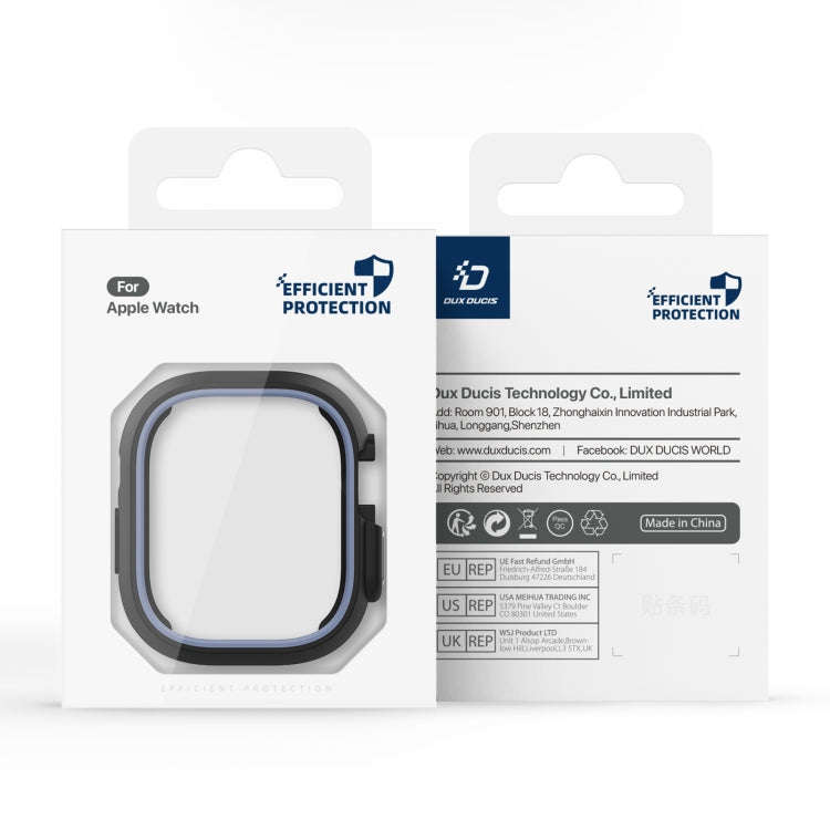 For Apple Watch Ultra 2 49mm / Ultra 49mm DUX DUCIS Bamo Series Hollow PC + TPU Watch Protective ...