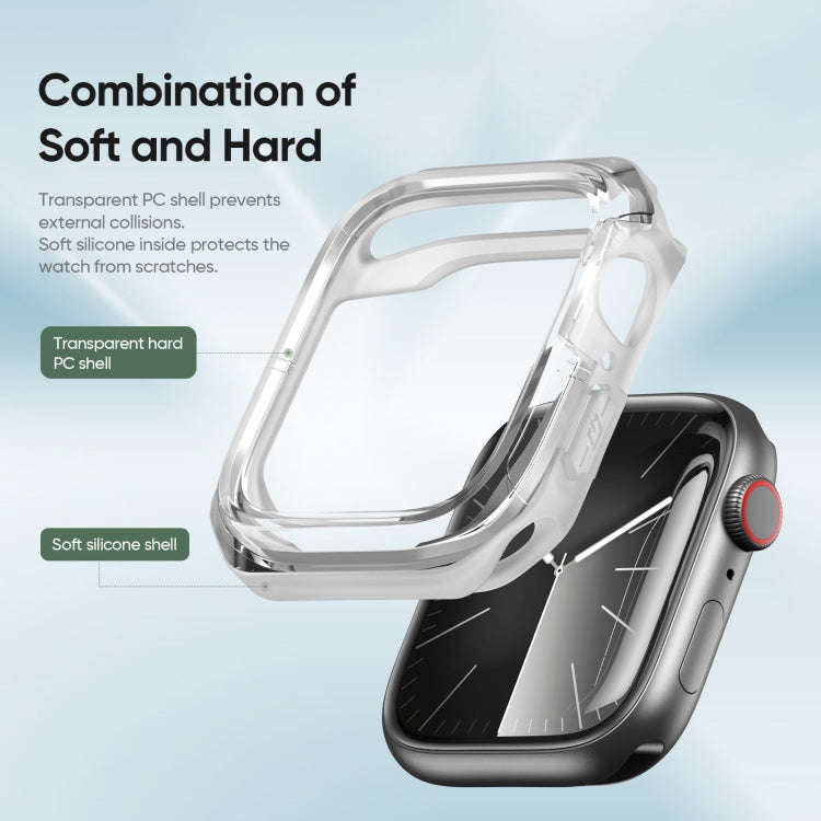 For Apple Watch 4 / 5 / 6 / SE 44mm DUX DUCIS Tamo Series Hollow PC + TPU Watch Protective Case(T...