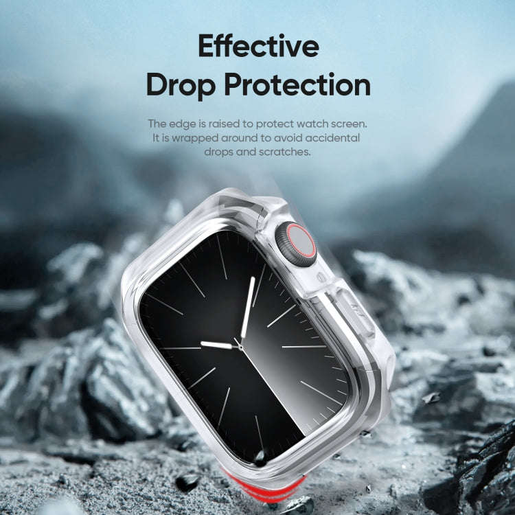 For Apple Watch 4 / 5 / 6 / SE 44mm DUX DUCIS Tamo Series Hollow PC + TPU Watch Protective Case(T...